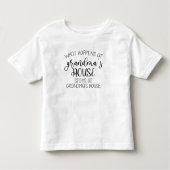 Oma's huis kinder shirts (Voorkant)