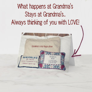 Oma's is mijn gelukkige plek kaart