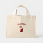 Oma's kerstcadeau Tshirts en geschenken Mini Tote Bag (Voorkant)