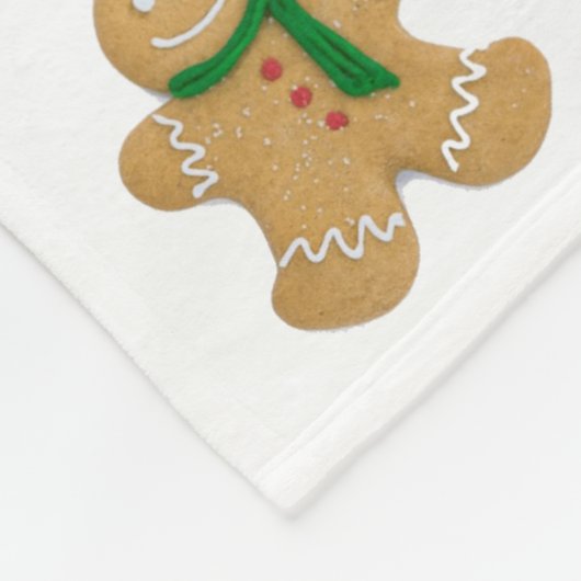 Oma's kerstkoekjes (pas namen aan) fleece deken (Hoek)