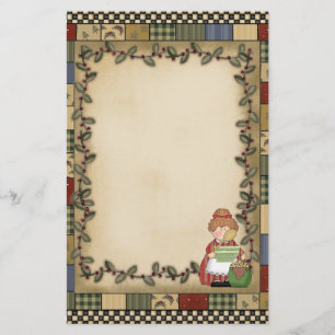 Oma's Keuken Briefpapier cartoon plezier