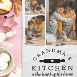 Oma's Keuken Fotocollage Gift Theedoek<br><div class="desc">Een persoonlijk cadeau voor de oma die graag bakt</div>