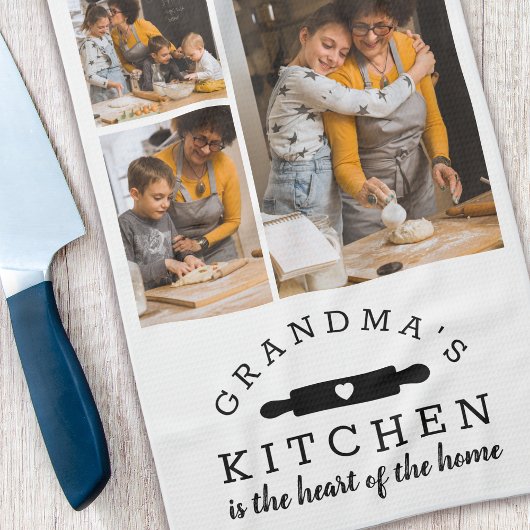 Oma's Keuken Fotocollage Gift Theedoek