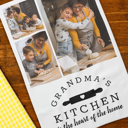 Oma's Keuken Fotocollage Gift Theedoek