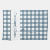 Oma's Keuken Gingham Plaid Theedoek (Horizontaal)
