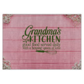 Oma's Keuken Goed eten dagelijks geserveerd met li Snijplank (Voorkant)