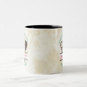 Oma's keuken herinneringen en liefde met gebruiksv tweekleurige koffiemok (Center)