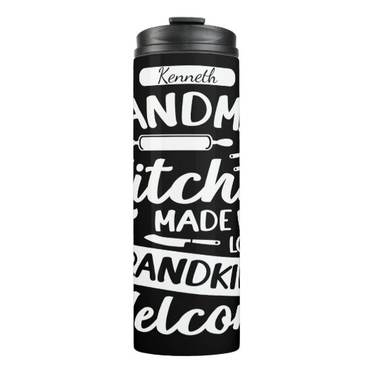 Oma's Keuken: Liefde en kleinkinderen Thermosbeker (Voorkant)