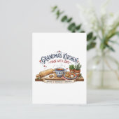 Oma's Keuken Maken Met Liefde Briefkaart (Staand voorkant)