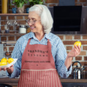 Oma's Keuken Vintage Streep Aanpasbaar Schort