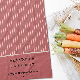 Oma's Keuken Vintage Streep Aanpasbaar Theedoek