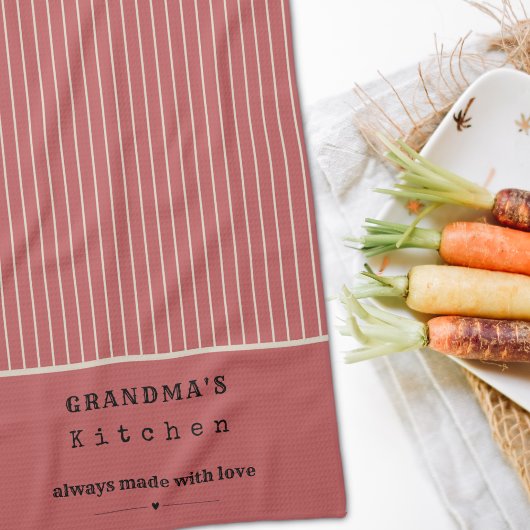 Oma's Keuken Vintage Streep Aanpasbaar Theedoek