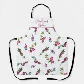 Oma's Keukenkerstwinterkleertjes Schort (Voorkant)