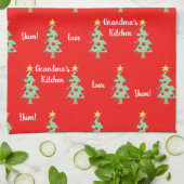 Oma's Keukenkeukenhandleiding voor kerstmis Theedoek (Gevouwen)