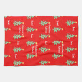 Oma's Keukenkeukenhandleiding voor kerstmis Theedoek (Horizontaal)