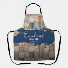 Oma's Keukenmagie Vintage Patchwork Schort