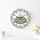 Oma's Kitchen Bird wall klok (Huis)