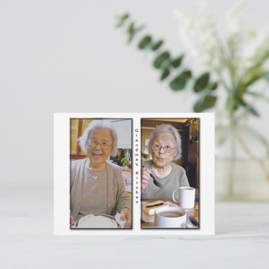 Oma's Kitchen Briefkaart (Staand voorkant)