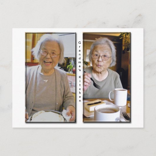 Oma's Kitchen Briefkaart (Voorkant)