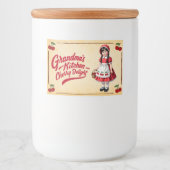Oma's Kitchen - Cherry Delight -  Voedselcontainer Etiket (Voorkant)