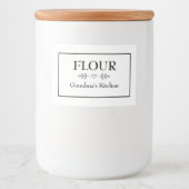 Oma's Kitchen Pantry Eten Label Meel Voedselcontainer Etiket (Voorkant)