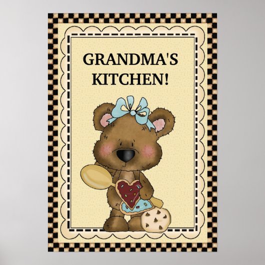 Oma's Kitchen Poster (Voorkant)