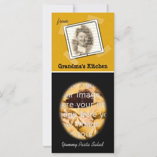 Oma's Kitchen Recipe Kaart (Voorkant)