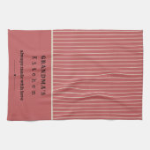 Oma's Kitchen  Stripe  Theedoek (Horizontaal)