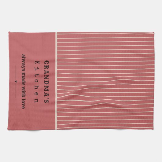 Oma's Kitchen  Stripe  Theedoek (Horizontaal)