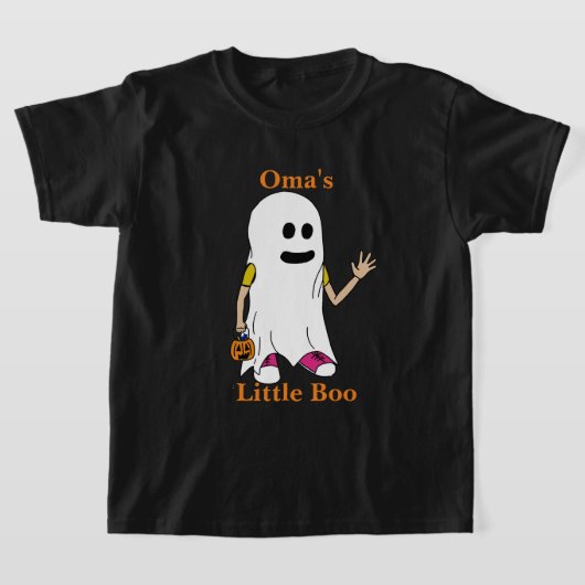 Oma's kleine boek Halloween shirt voor kinderen (Laagn)