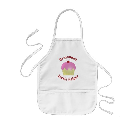 Oma's kleine Helper Apron Kinder Schort (Voorkant)