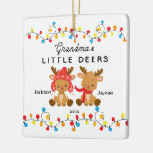 Oma's Kleine Herten Kerst Ornament (Links)