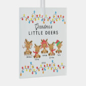 Oma's kleine kerstfeest glas ornament (Voorkant Rechts)