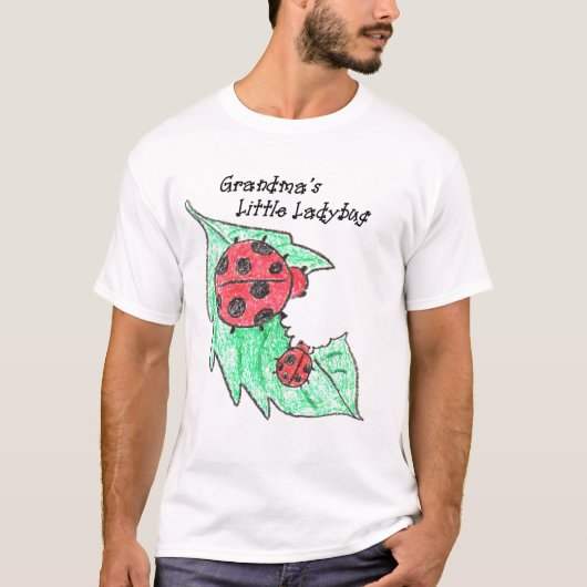 Oma's Kleine Ladybug T-shirt (Voorkant)