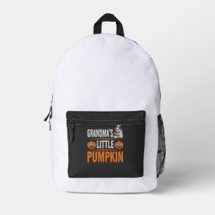 Oma's Kleine Pompoen Halloween Heks Ontwerp Bedrukte Rugzak