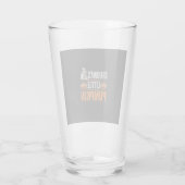 Oma's Kleine Pompoen Halloween Heks Ontwerp Glas (Achterkant)