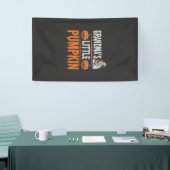 Oma's Kleine Pompoen Halloween Heks Ontwerp Spandoek (Beurs)