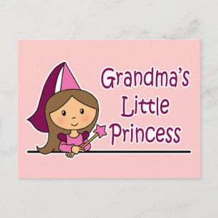 Oma's kleine prinses briefkaart