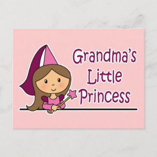 Oma's kleine prinses briefkaart