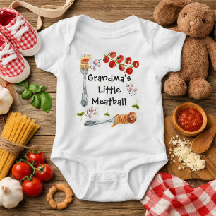 Oma's Kleine Vleesbal Grappig Baby Shower Cadeau Romper