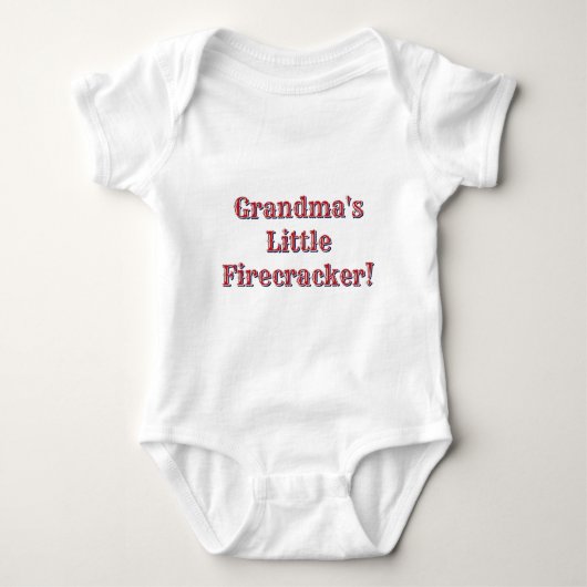 Oma's Kleine Vuurwerkbom! USA 250 Vuurwerk   Romper (Voorkant)