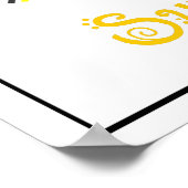 Oma's kleine zonnige kleinkinderen, Fun Quote Poster (Hoek)