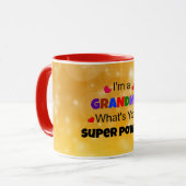 Oma's kleurrijk en Cute Design Mok (Voorkant links)