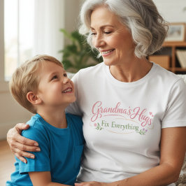 Oma's Knuffels Lossen Alles Op T-shirt voor Haar