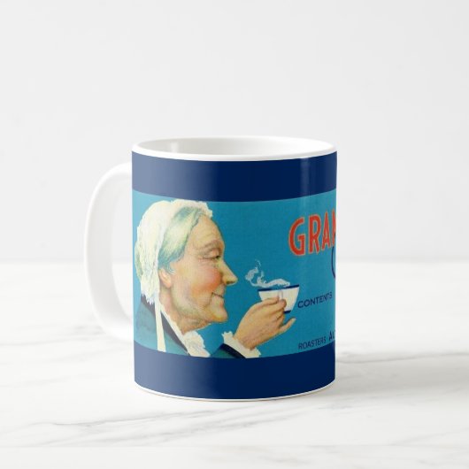 Oma's Koffie Mok (Voorkant links)