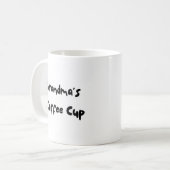 Oma's koffiekopje koffiemok (Voorkant links)