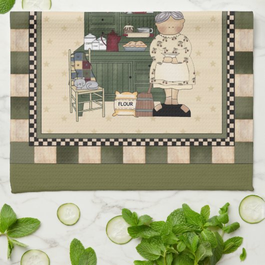 Oma's koken met liefde handdoek (Gevouwen)