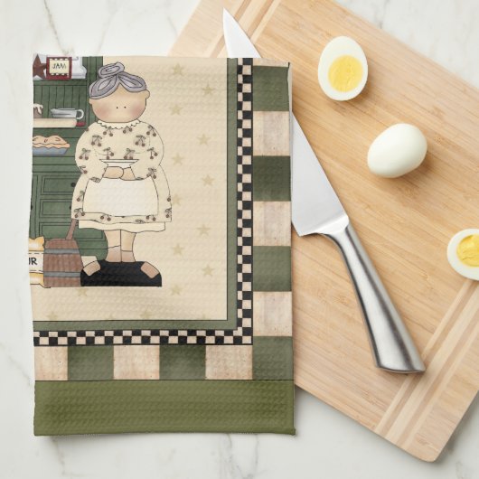 Oma's koken met liefde handdoek (Quarter Fold)