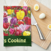 Oma's kookkeuken handdoeken lente tulp (Quarter Fold)