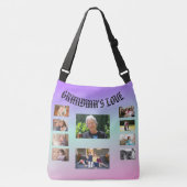 Oma's Liefde Pastel Harmonie Collage Crossbody Tas (Voorkant)